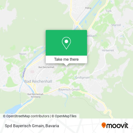 Карта Spd Bayerisch Gmain