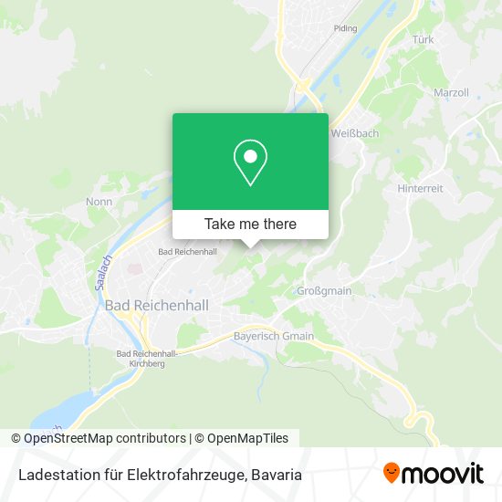 Ladestation für Elektrofahrzeuge map