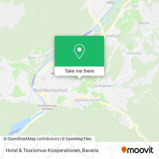 Hotel & Tourismus-Kooperationen map