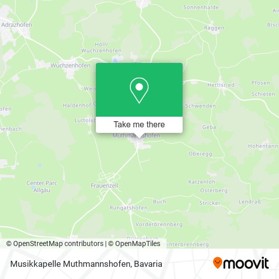 Musikkapelle Muthmannshofen map