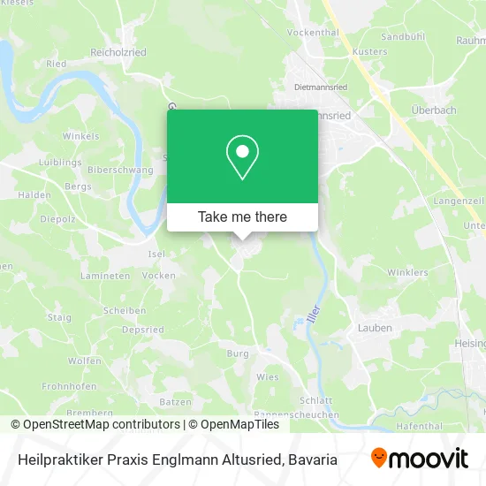 Heilpraktiker Praxis Englmann Altusried map