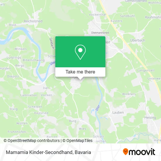 Карта Mamamia Kinder-Secondhand