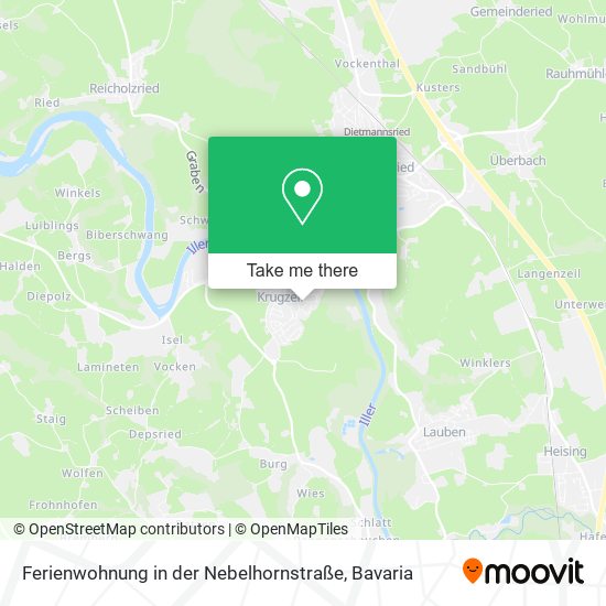 Ferienwohnung in der Nebelhornstraße map