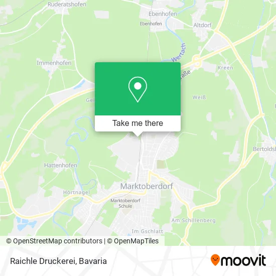 Карта Raichle Druckerei