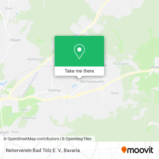 Карта Reiterverein Bad Tölz E. V.