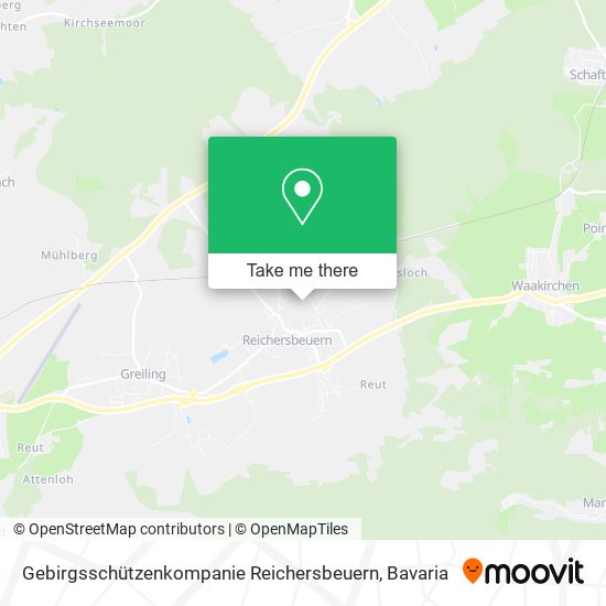 Gebirgsschützenkompanie Reichersbeuern map
