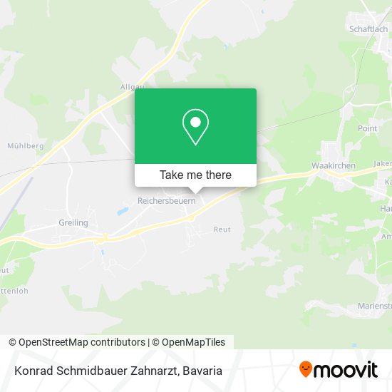 Konrad Schmidbauer Zahnarzt map