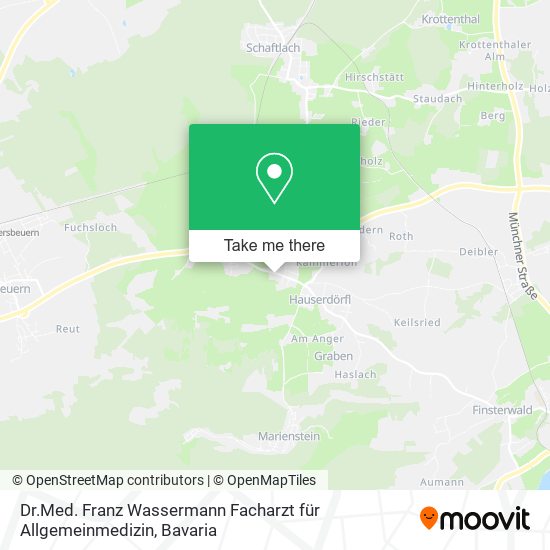 Dr.Med. Franz Wassermann Facharzt für Allgemeinmedizin map