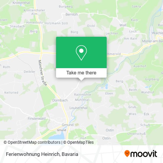 Ferienwohnung Heinrich map