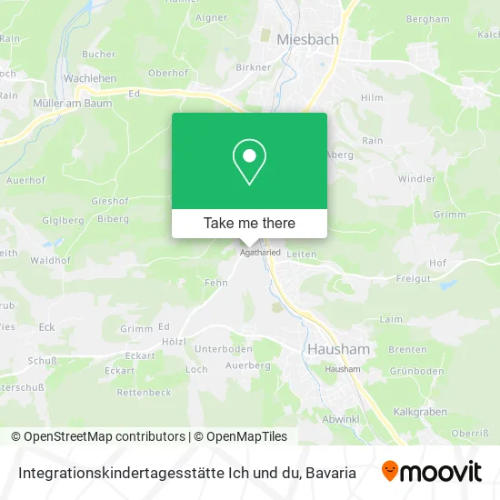 Карта Integrationskindertagesstätte Ich und du