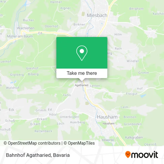 Карта Bahnhof Agatharied