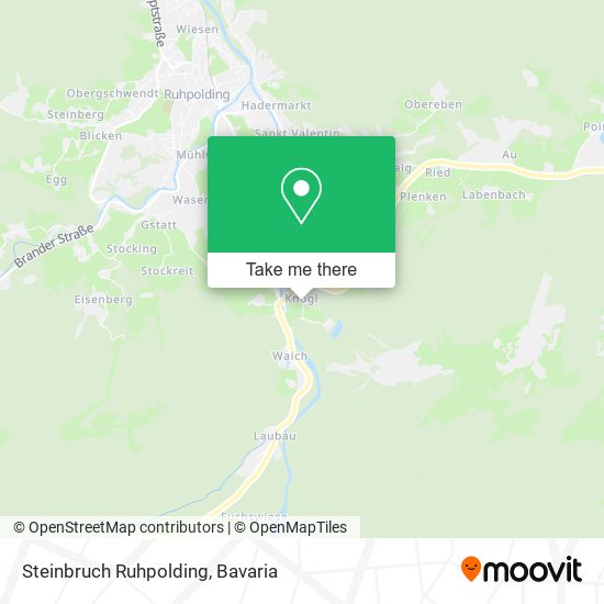 Steinbruch Ruhpolding map