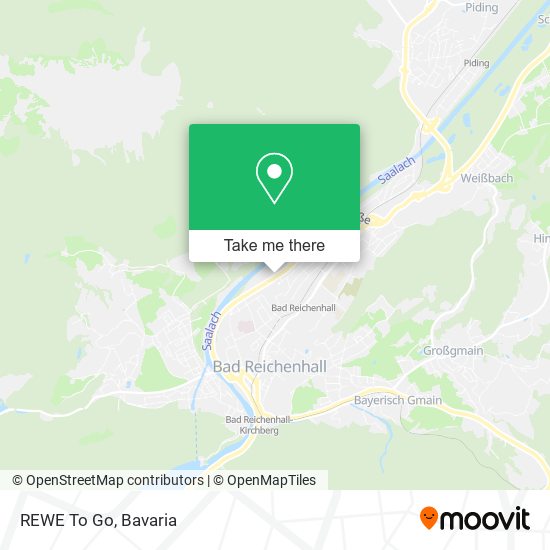 REWE To Go map