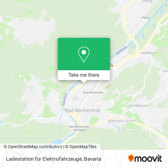 Карта Ladestation für Elektrofahrzeuge