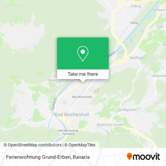 Карта Ferienwohnung Grund-Erben