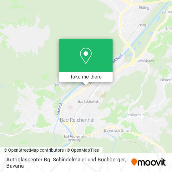 Autoglascenter Bgl Schindelmaier und Buchberger map