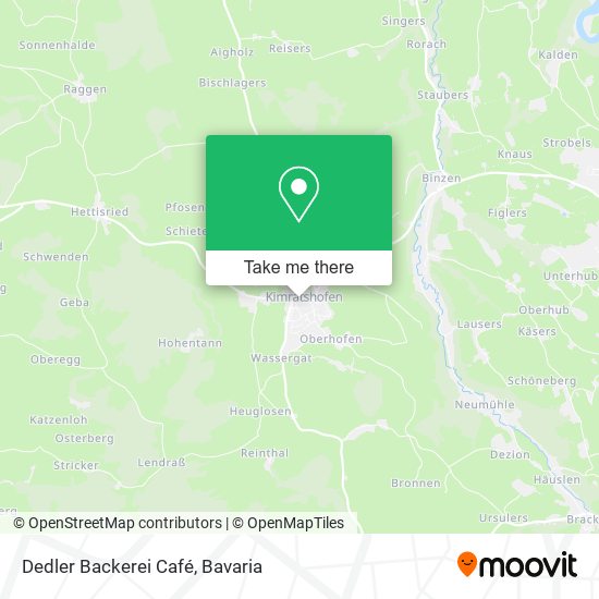 Dedler Backerei Café map