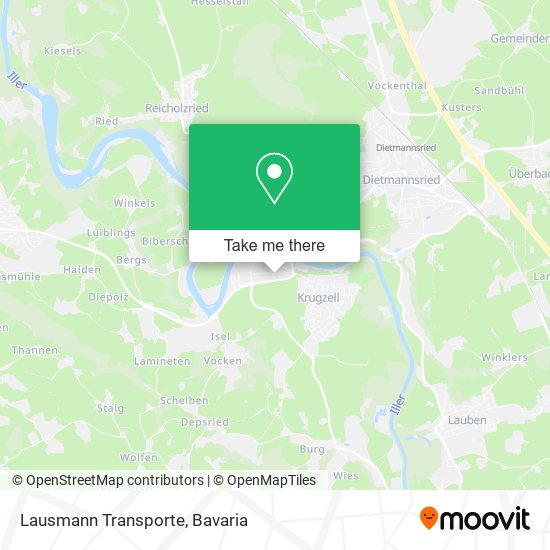 Lausmann Transporte map