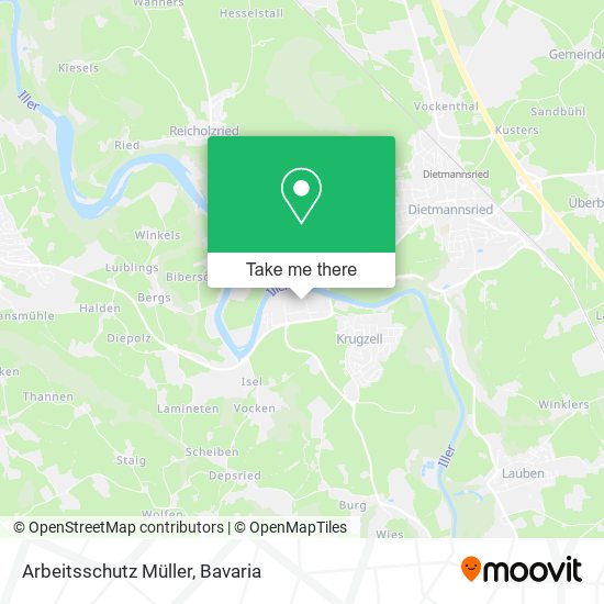 Arbeitsschutz Müller map