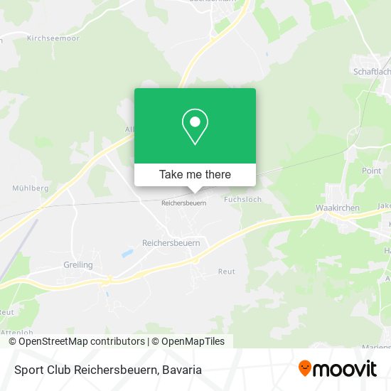 Sport Club Reichersbeuern map