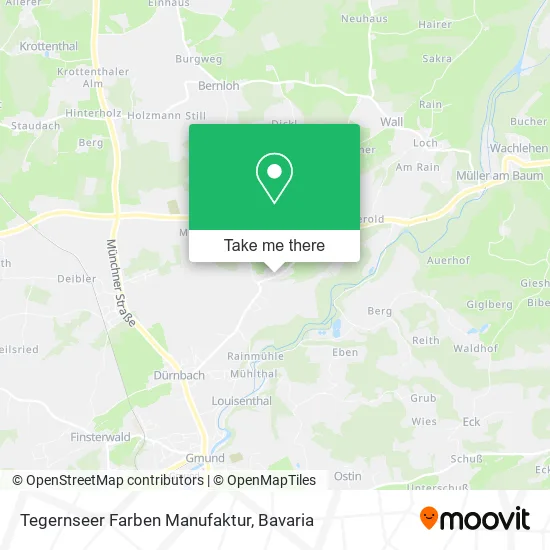 Карта Tegernseer Farben Manufaktur