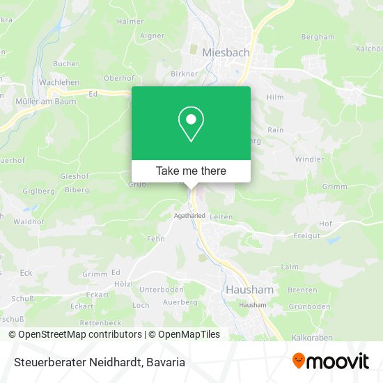 Steuerberater Neidhardt map