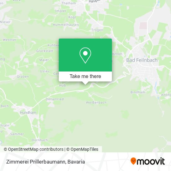 Zimmerei Prillerbaumann map