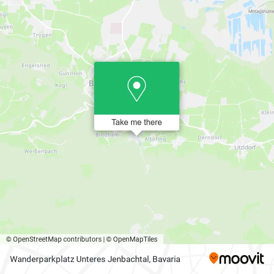 Карта Wanderparkplatz Unteres Jenbachtal