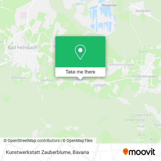 Карта Kunstwerkstatt Zauberblume