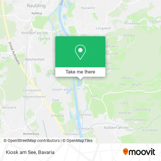 Kiosk am See map