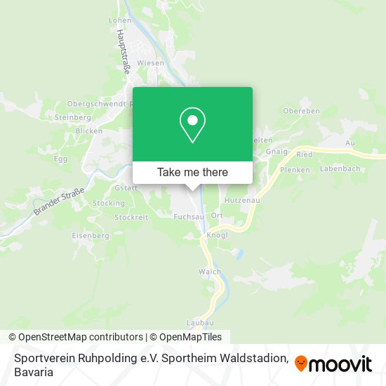 Sportverein Ruhpolding e.V. Sportheim Waldstadion map