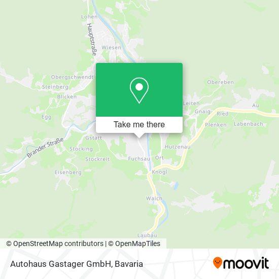Autohaus Gastager GmbH map