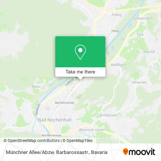 Карта Münchner Allee / Abzw. Barbarossastr.