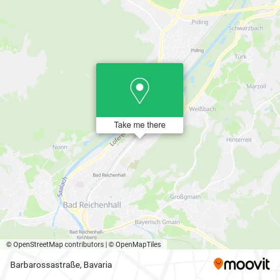 Карта Barbarossastraße
