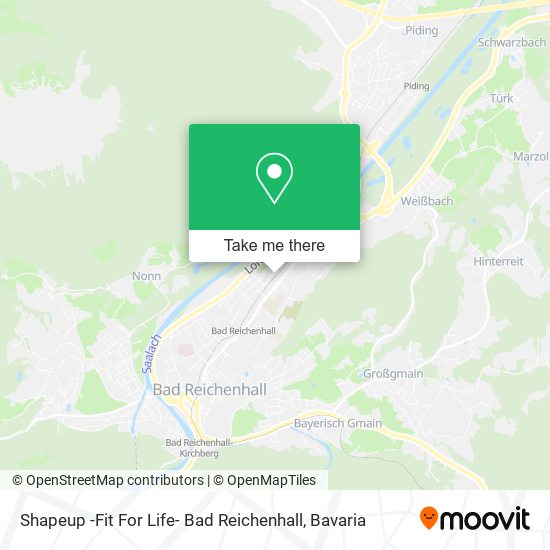 Shapeup -Fit For Life- Bad Reichenhall map