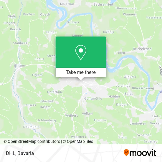 Карта DHL