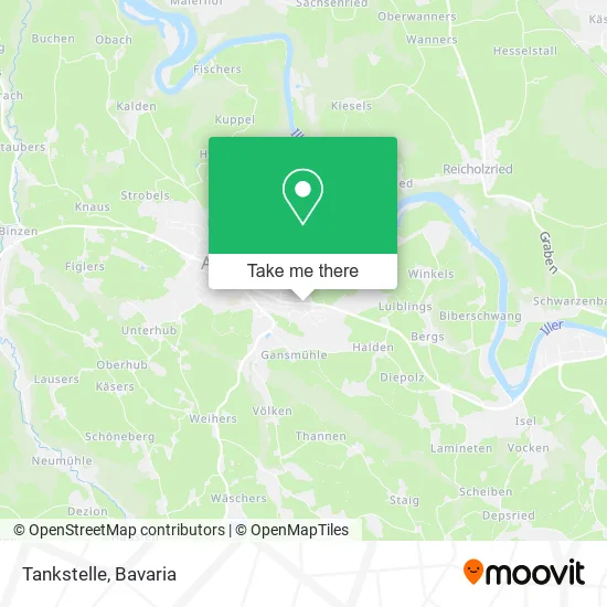 Карта Tankstelle