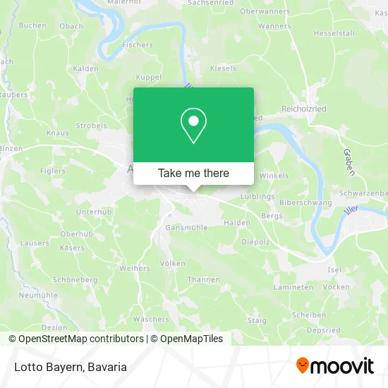 Карта Lotto Bayern