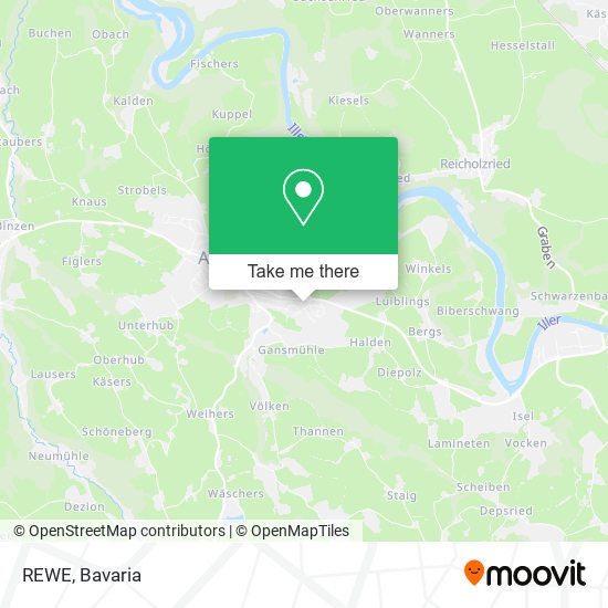 REWE map