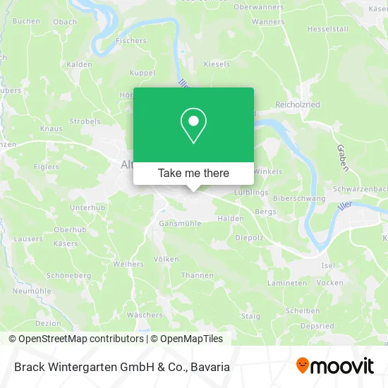 Brack Wintergarten GmbH & Co. map