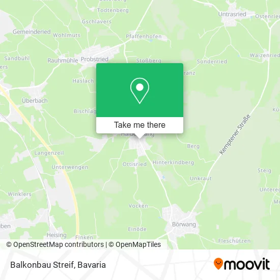 Карта Balkonbau Streif
