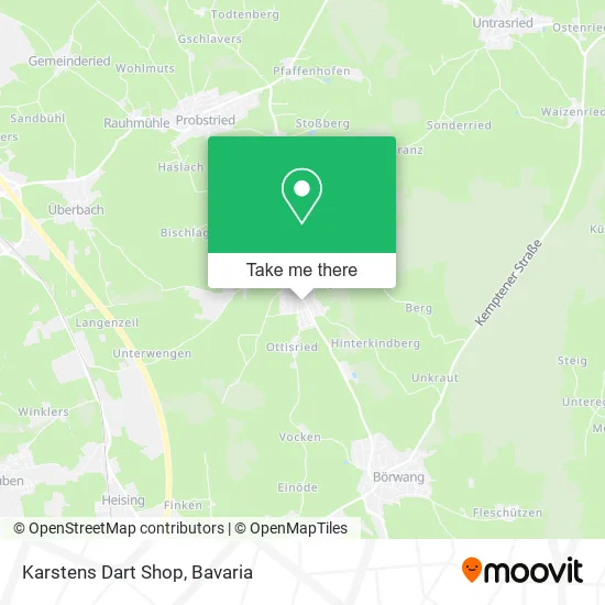 Карта Karstens Dart Shop