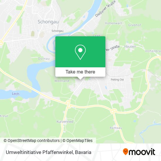 Umweltinitiative Pfaffenwinkel map