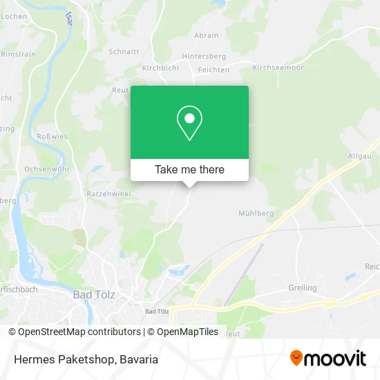 Карта Hermes Paketshop