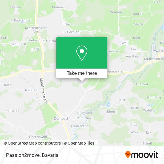 Passion2move map