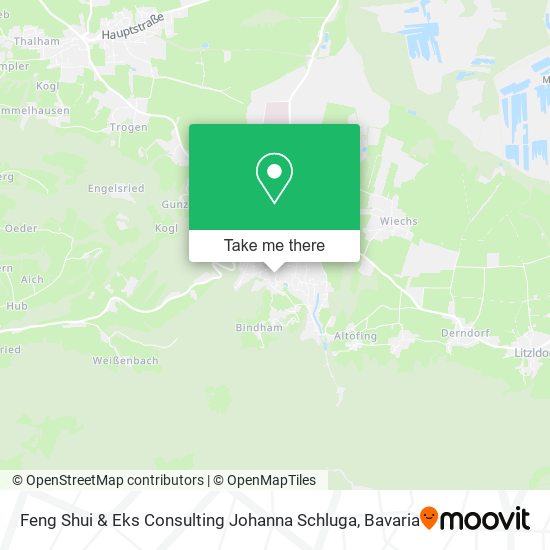 Feng Shui & Eks Consulting Johanna Schluga map