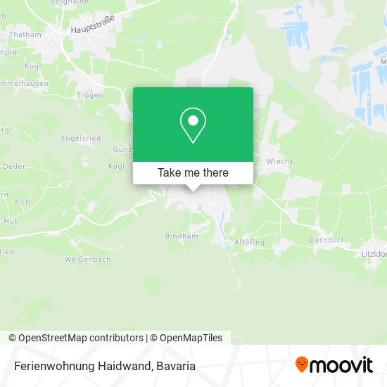 Ferienwohnung Haidwand map