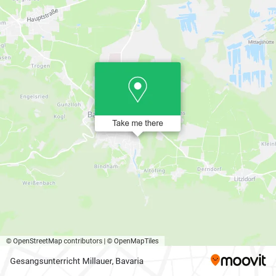 Карта Gesangsunterricht Millauer