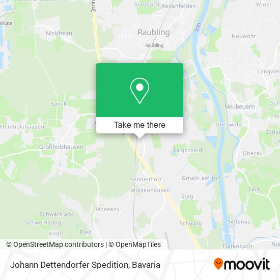 Johann Dettendorfer Spedition map