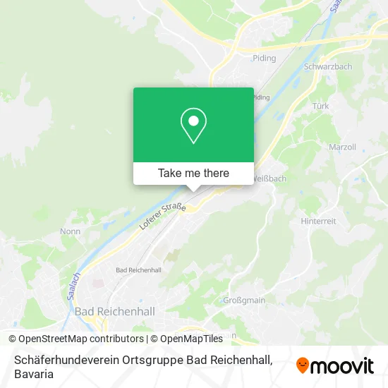 Карта Schäferhundeverein Ortsgruppe Bad Reichenhall